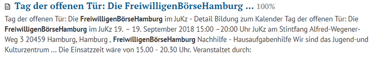 Tag der offenen Tür: Die FreiwilligenBörseHamburg im JuKz am Stintfang