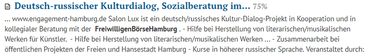 Deutsch-russischer Kulturdialog, Sozialberatung im Vor-Ort-Büro am Hansaplatz