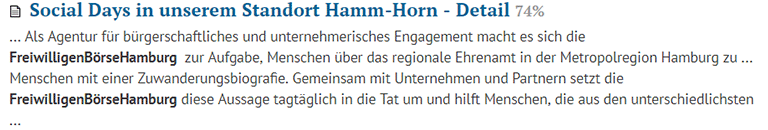 Social Days in unserem Standort Hamm-Horn